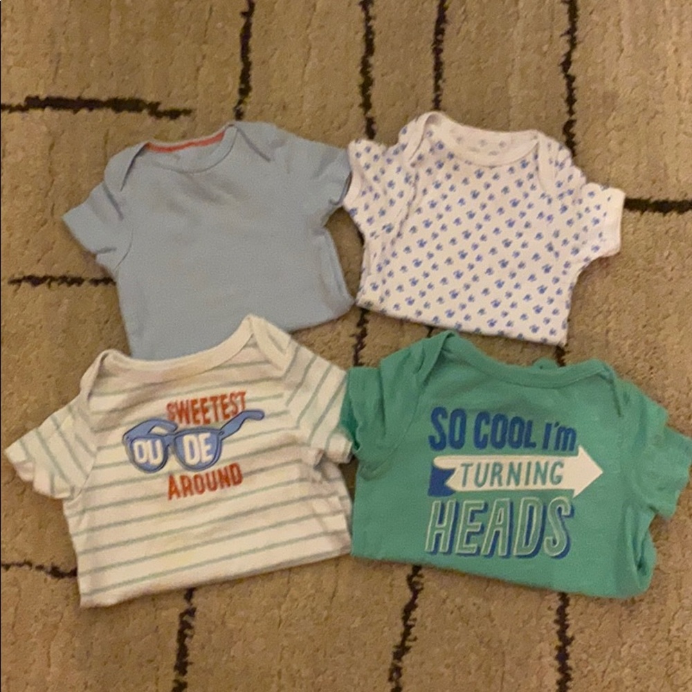 Cat and Jack 6-9 month onesies